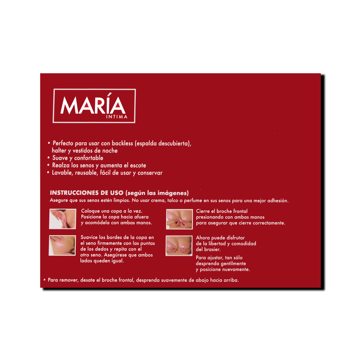 C508030 Copas de gel con tirantes transparentes.