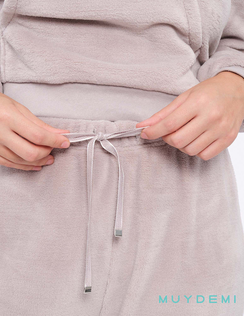 C892046 Set pijama cozy bicolor