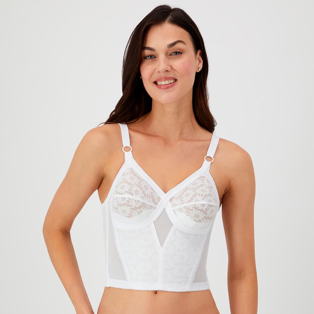 0100677 Bra sin varilla, peto largo