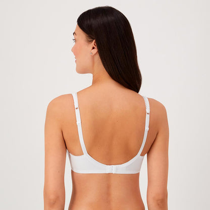 0105007 Bra de copas completa con varilla y tirantes anchos