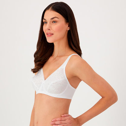 0105007 Bra de copas completa con varilla y tirantes anchos