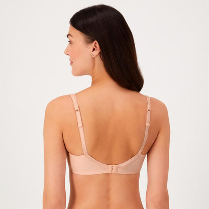 0105007 Bra de copas completa con varilla y tirantes anchos